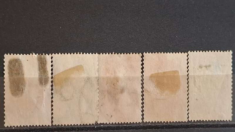 1926 -  German Empire  - 3Pfg. + 5Pfg. + 10Pfg. + 15Pfg. + 25Pfg. - Famous Germans