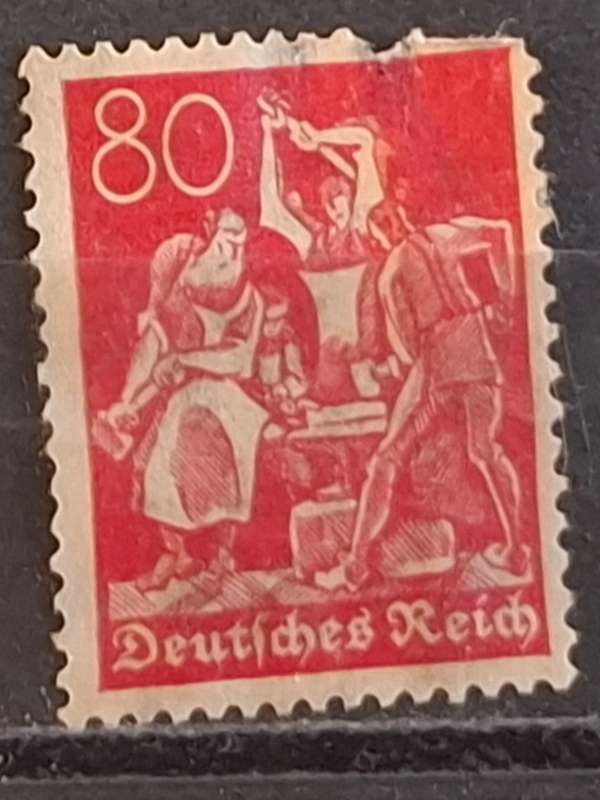 1921 -  German Empire  - 80Pfg. - New Daily Stamps