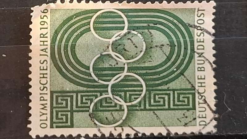 1956 - Germany - 10Pfg - Olympic Year
