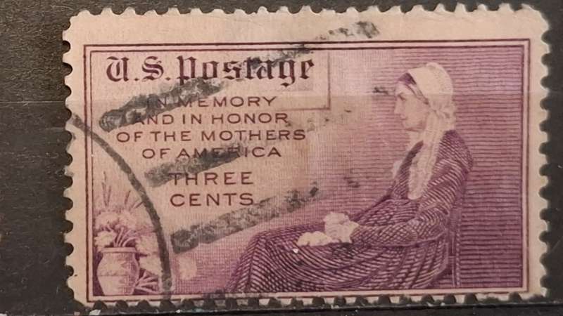 1934 - USA - 3C - Mothers of America - Whistler's Mother