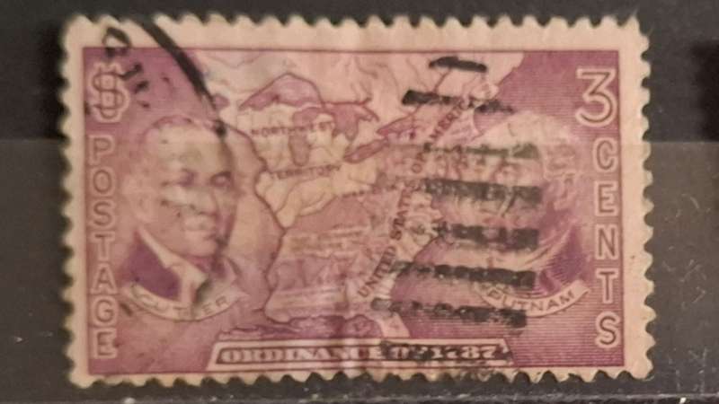 1937 - USA - 3C - The 150th Anniversary of the Northwest Territory Ordinance