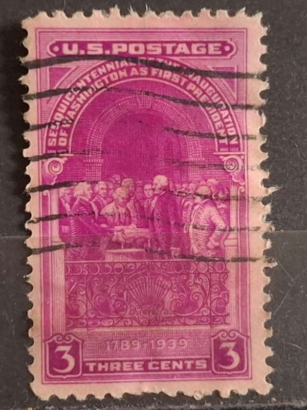 1939 - USA - 3C - Washington's Inauguration