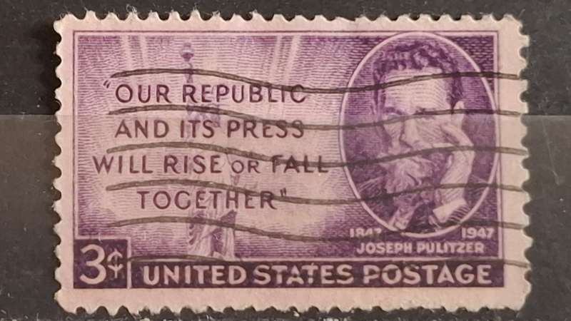 1947 - USA - 3C - Joseph Pulitzer