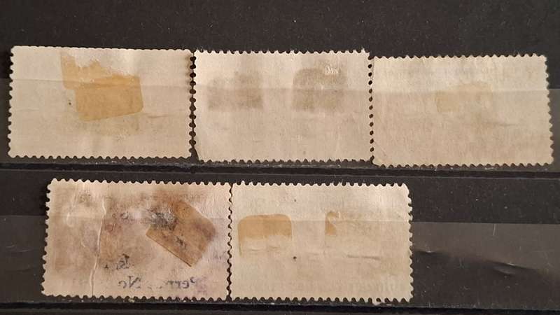 1945 -1946 - USA - 1c + 3c + 5c - 1945 -1946 Franklin D.Roosevelt issue