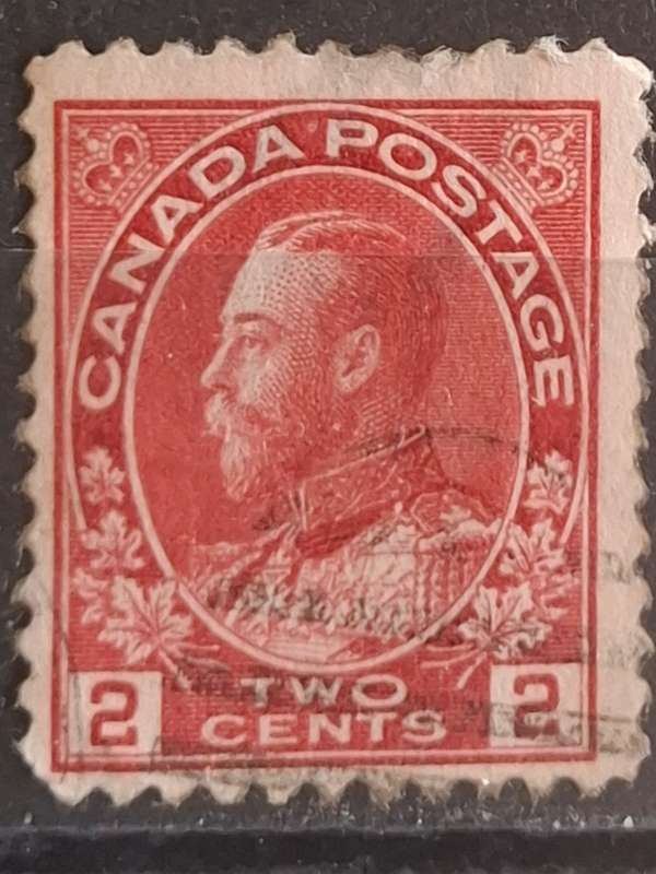 1911-1918 - Canada - 2C - King George V in Admiral Uniform