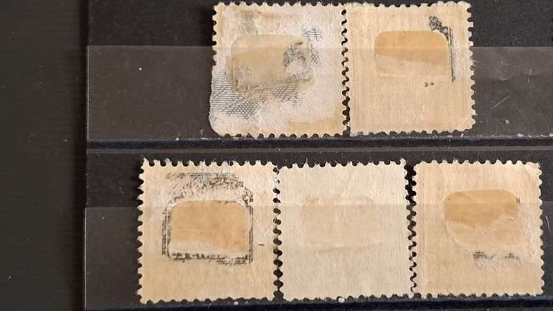 1938-1939 - USA - 15C + 20C +  50C + 30C + 25C - Presidential Issue