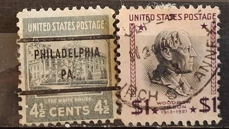 1938-1939 - USA - 4½C + 1$ - Presidential Issue