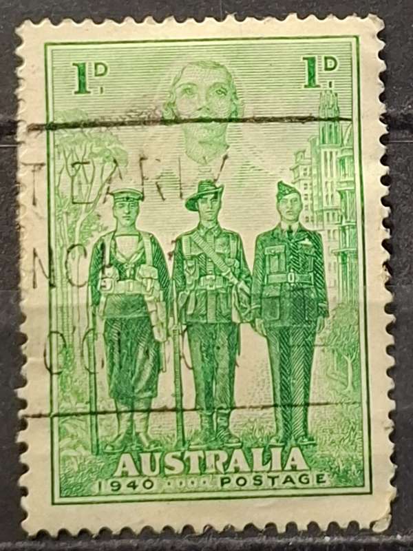 1940 - Australia - 1P - Australian Imperial Forces