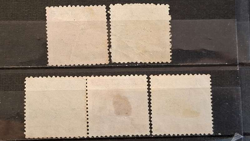 1937-1944 - Japan  - 5S + 10S + 30S + 55S + 1EN - New Daily Stamps