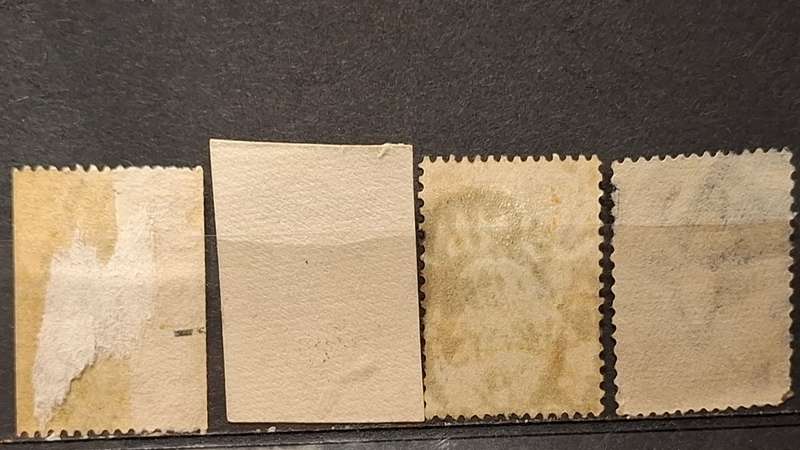 1913-1922 - Union of South Africa - 1½P + 2P + 3P + 1Sh -  King George V