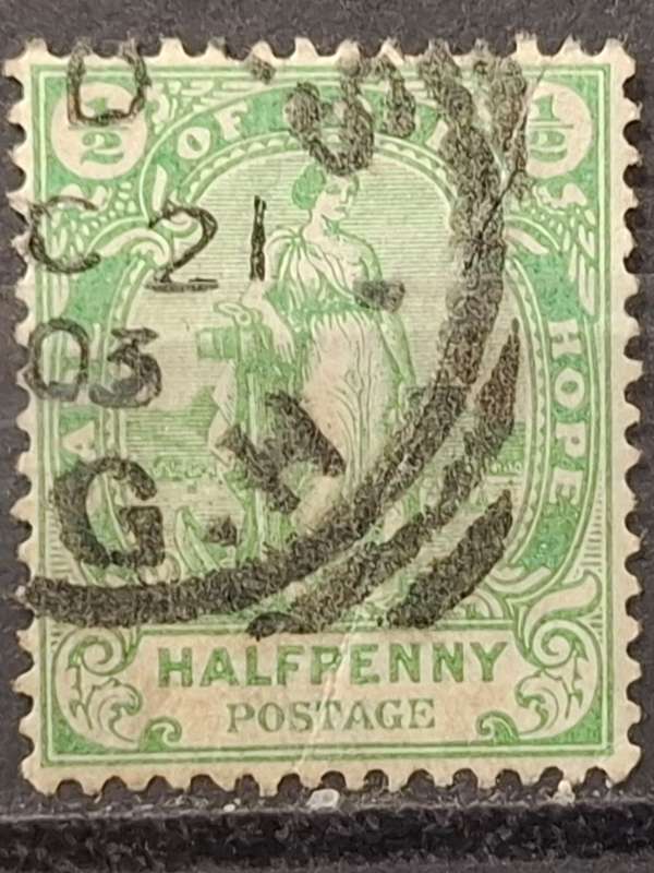 1898 - Cape of Good Hope - ½P - Hope - New Value