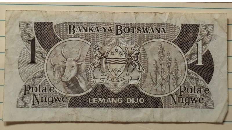1983 - Botswana - P 1 - Charles Nyonyintono Kikonyogo - Demonetised Yes - A3 529812