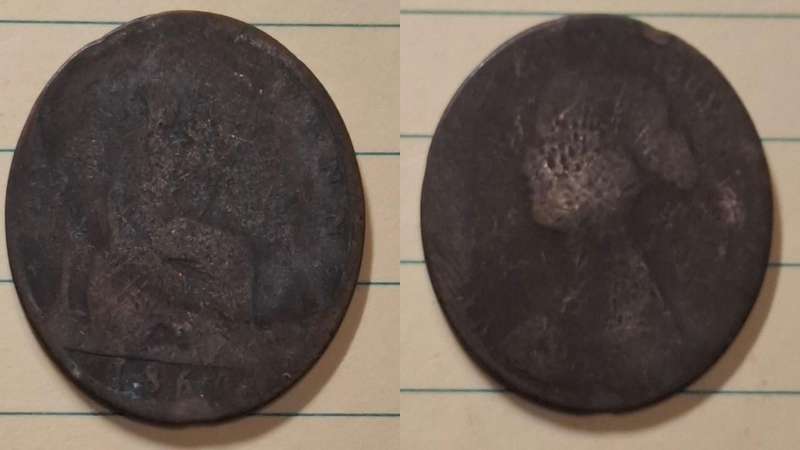 1864? - UK - 1 Penny - Victoria - Demonetised Aug 1969 - Bronze