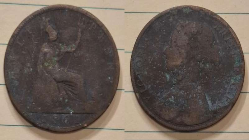 1861 - UK - ½ Penny - Victoria - Demonetised Aug 1969 - Bronze