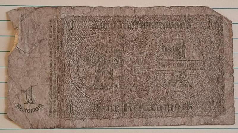1937 - Germany - 1 Rentemark -  - Demonetised Jul 1948 - R 53563042