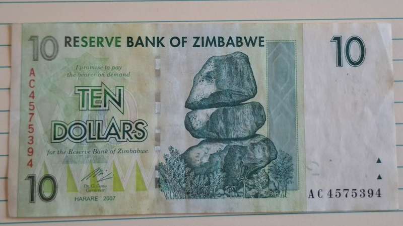 2007 - Zimbabwe - $ 10 - Dr G Gono - Demonetised Sep 2015 - AC 4575394
