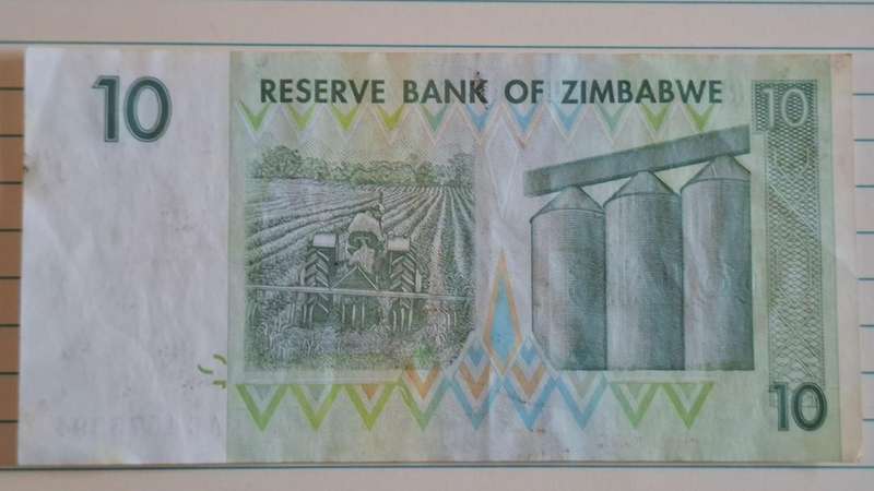 2007 - Zimbabwe - $ 10 - Dr G Gono - Demonetised Sep 2015 - AC 4575394