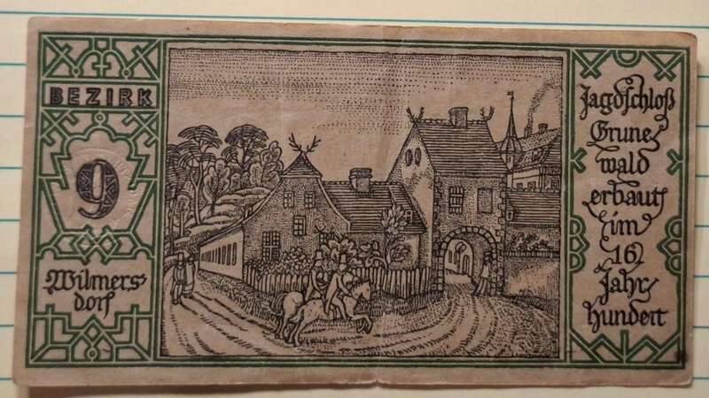 1921 - Germany - 50 Pfennigs - Bezirk 9 Wilmersdorf - Weimar Republic - 454406