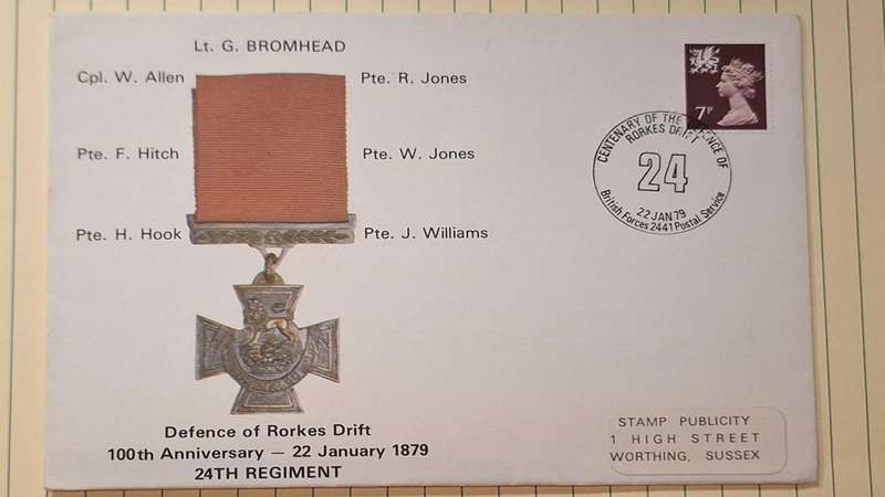1979 - UK - First Day Cover with Insert - Special Postmark: Centenary of the defence of Rorkes drift