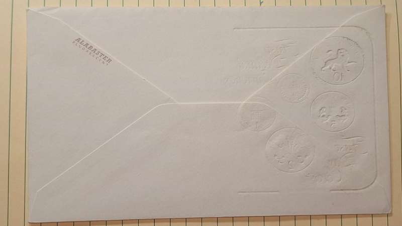 1971 - UK - First Day Cover with Insert - First Decimal Currency  -  Embossed +  Postal Office Strik