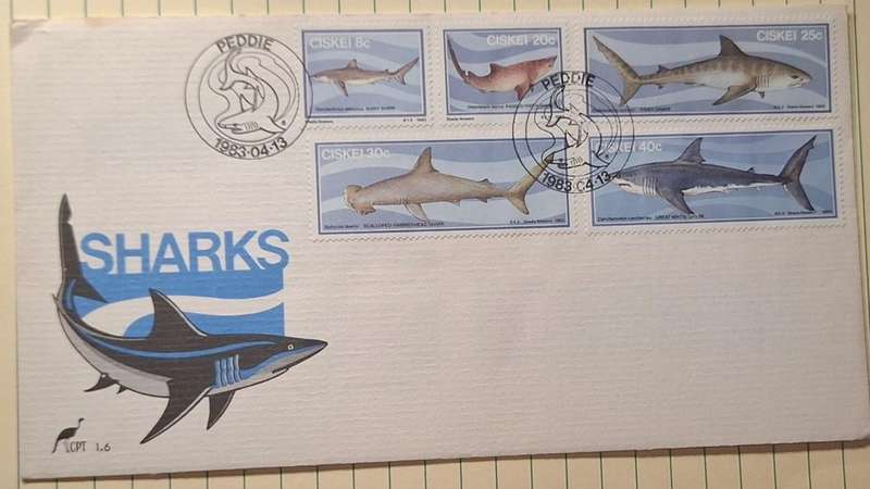 1983 - Ciskei - First Day Cover with Insert - Sharks 1.6 -  Postmark Peddie