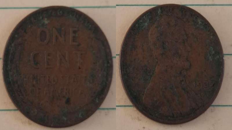 1937 - USA - 1 Cent  -  "Lincoln - Wheat Ears Reverse" -  - Bronze