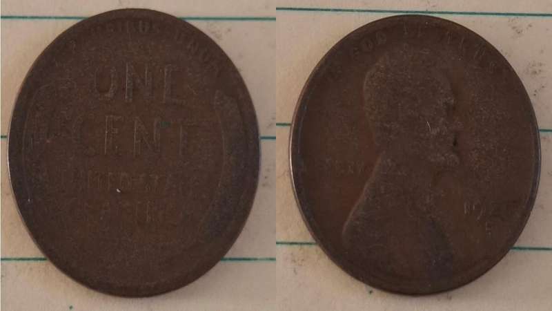 1925 D - USA - 1 Cent  -  "Lincoln - Wheat Ears Reverse" -  - Bronze