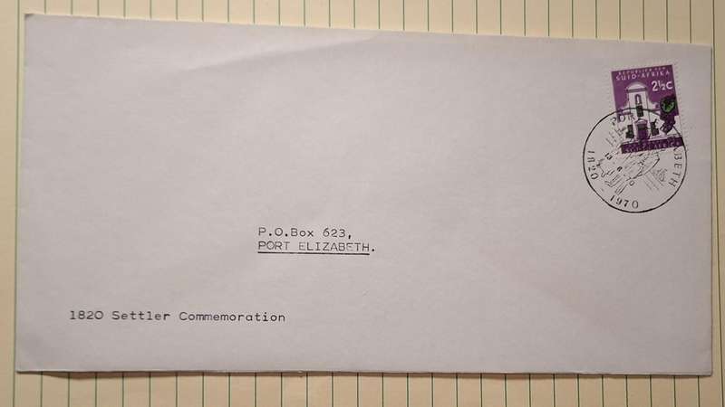 1970 - RSA - Cover - Postmark Port Elizabeth 1820 - 1970  Settler Commemoration