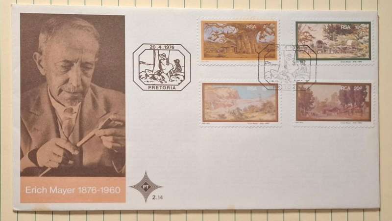 1976 - RSA - First Day Cover with Insert - Erich Mayar 1876-1960 2.14 -  Postmark Pretoria