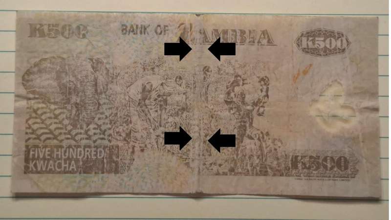 2005 - Zambia - 500 Kwacha - Signature: Dr. Caleb Mailoni Fundanga - Demonetised Jul 2013 - DF03 702