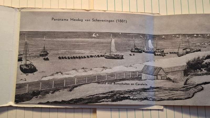 Vintage Postcards - Panorama Mesdag -  Scheveningen in 1881