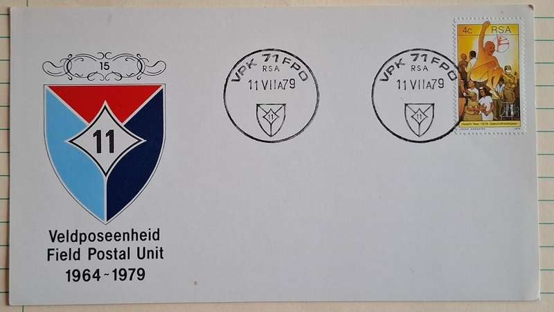 1979 - RSA - Post card  - Field Postal Unit 1964 - 1979 - Postmark VPK 71 FPO