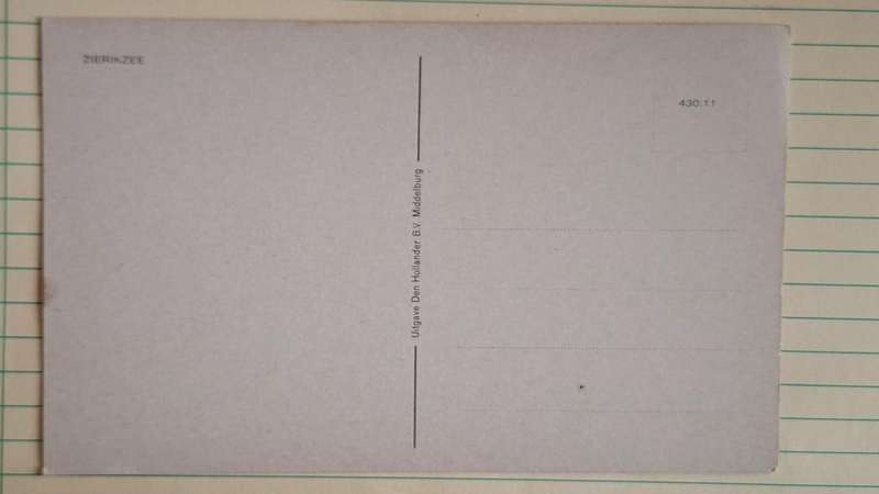Holland  - Zierikzee -  Unused Post Card