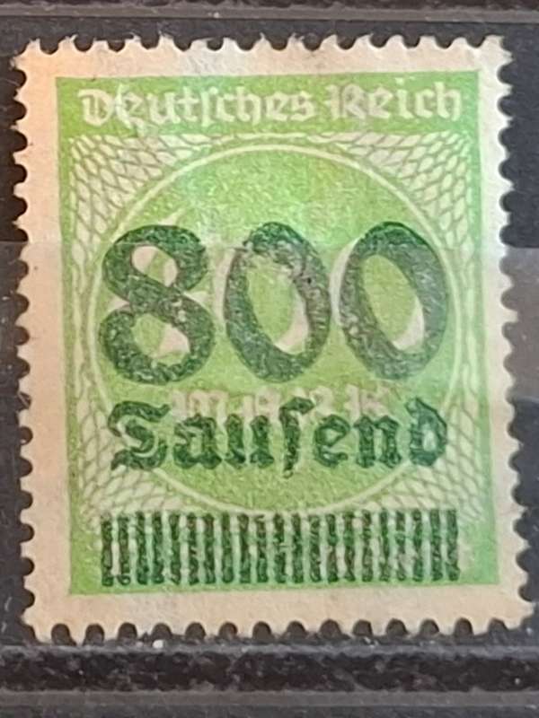 1923 -  German Empire  - 800/400T.Mk./Mk. - Daily Stamps
