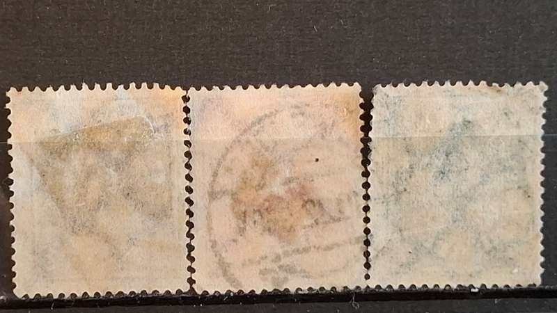 1921 -  German Empire  - 2Mk. + 3Mk. + 4Mk. - Daily Stamps