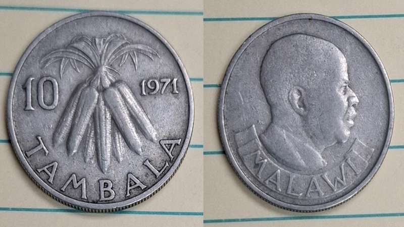 1971 - Malawi - 10 Tambala - Dr. Hastings Kamuzu Banda -  - Copper-nickel