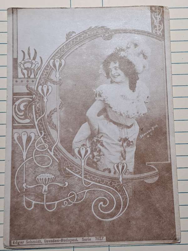 Antique Postcard - 1897-1907 - Serie 7027 -  Eddowes Bros  - Edgars Schmidt Printers, Dresden (Hung