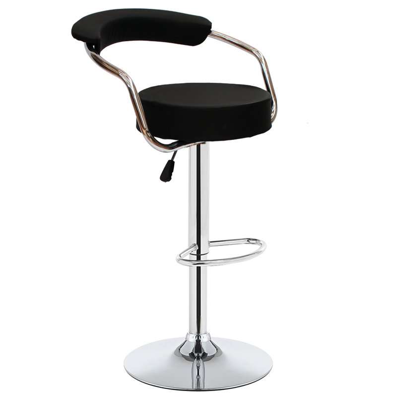 FlexiHeight Barstool Black