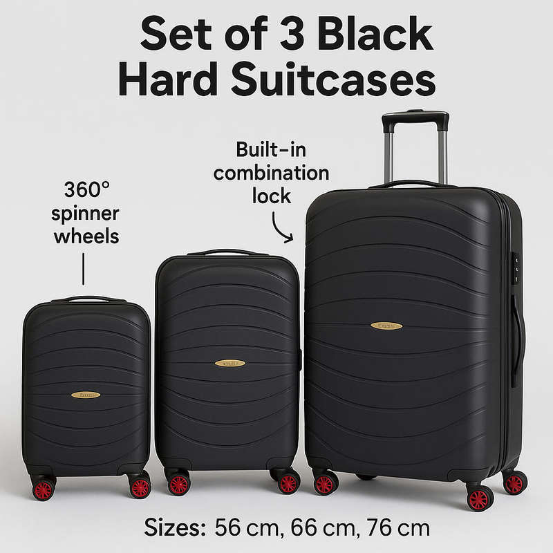 3-Piece XL Premium Luggage Set