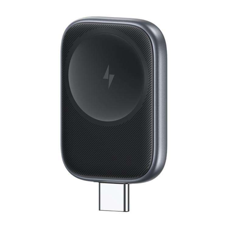 Apple Watch Type-C Plug Portable Wireless Charger(Metal Gray)