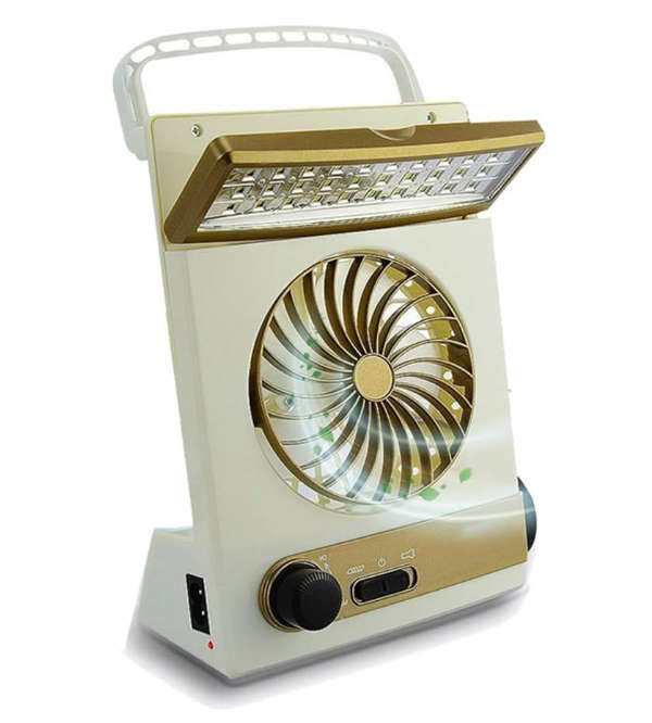 Solar Light Fan With Light Regulation