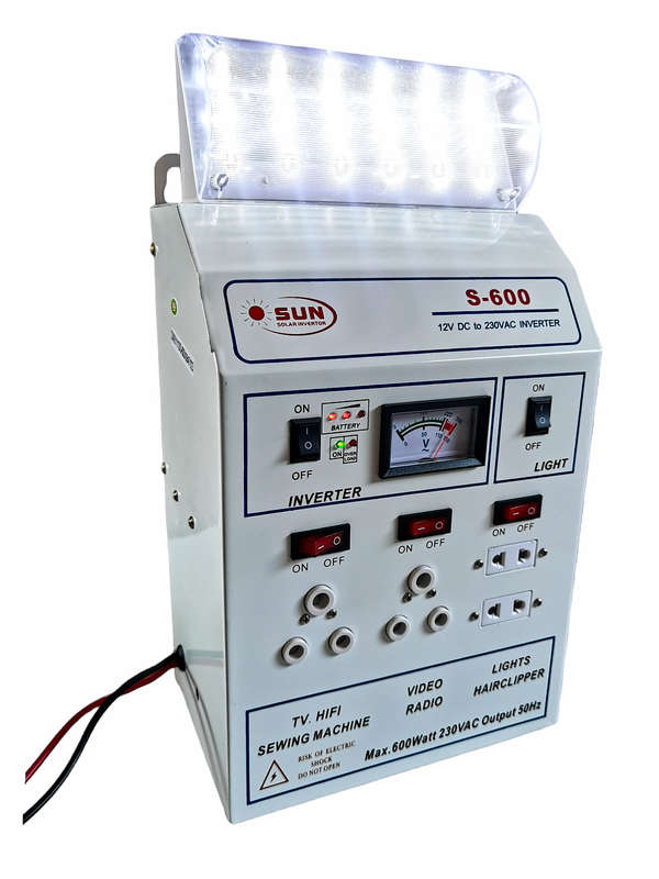 Sun 600W DC To AC Power Inverter With Emergency LED Light Modified Sine Wave Inverter