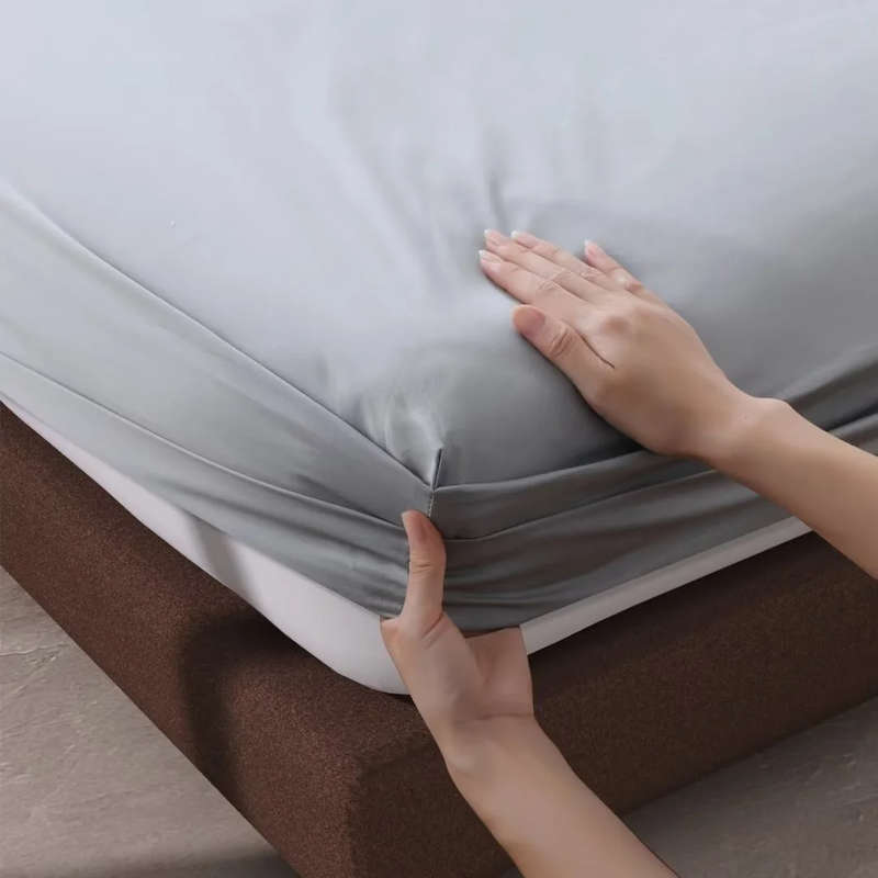 Queen Fitted Sheet & Pillowcase Set! - Grey