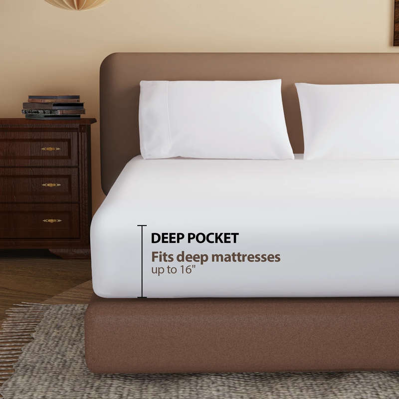 Fitted Sheet & Pillowcase Set! White