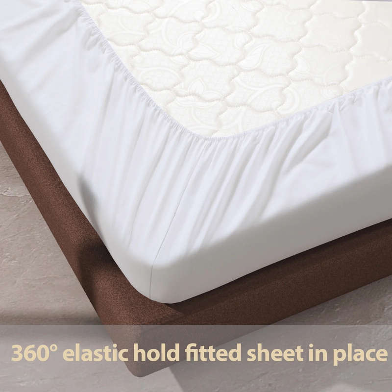 Fitted Sheet & Pillowcase Set! White