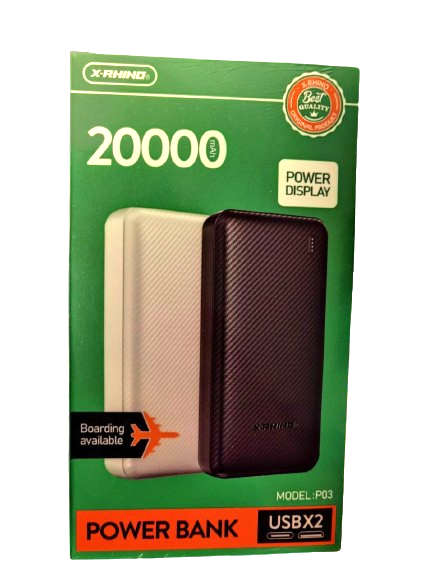 Hight Capacity 20000 mAh Power Bank