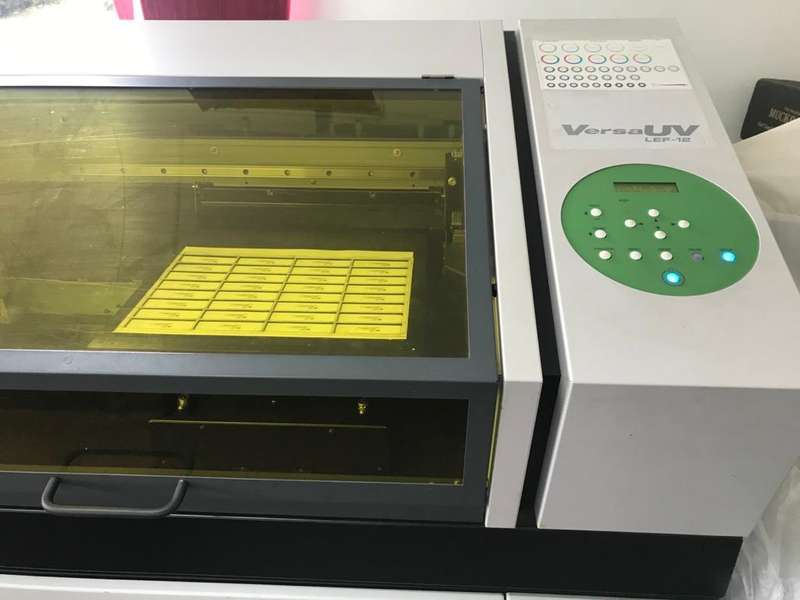 ROLAND LEF 12 UV PRINTER & BOFA PrintPRO Base LEF 200 - FUME EXTRACTOR/BASE