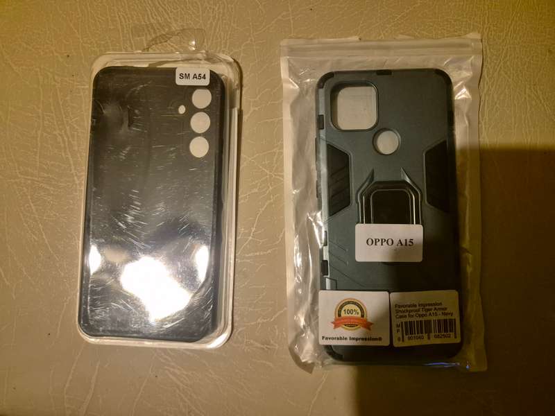 Samsung A54 and Oppo A15 cell phone covers