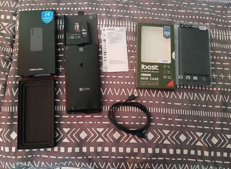 (LATE ENTRY) SAMSUNG S24 PLUS 256 GIG ONYX BLACK
