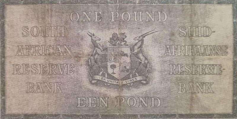 (VERY LATE ENTRY)THREE SOUTH AFRICAN ONE POUND NOTES